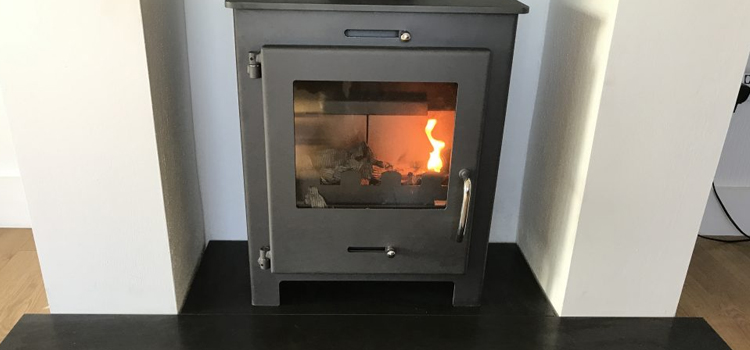 Kenmore Wood Burning Stove Installation in Englewood, NJ